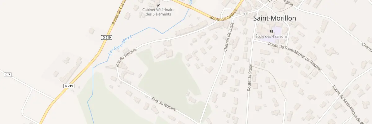 Plan du 9 Che de Lusie à Saint-Morillon