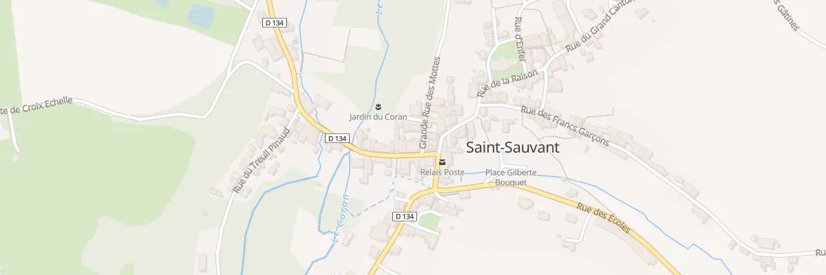 Plan du 1 Gr Gde Rue des Mottes à Saint-Sauvant