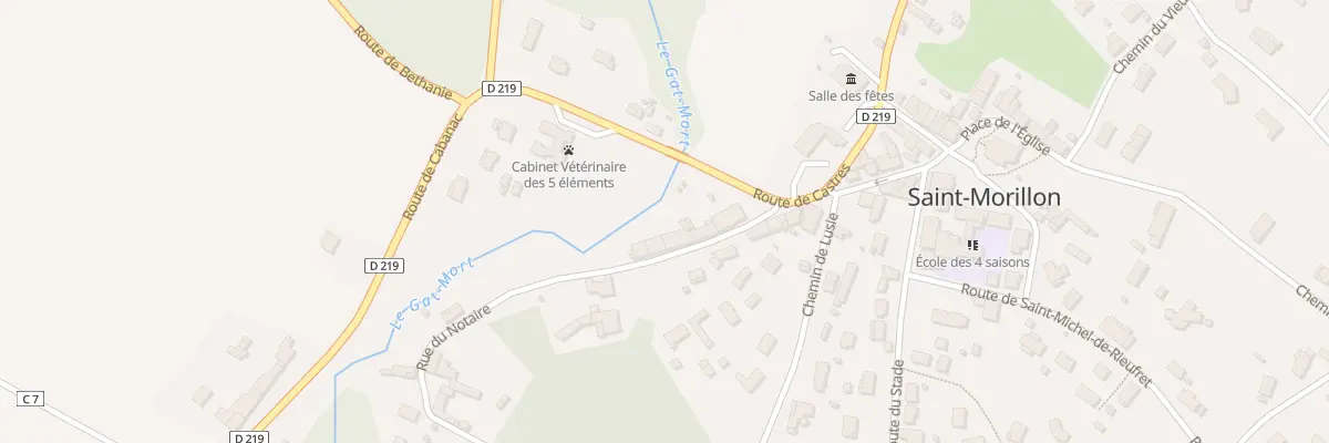 Plan du 7 Rue du Notaire à Saint-Morillon