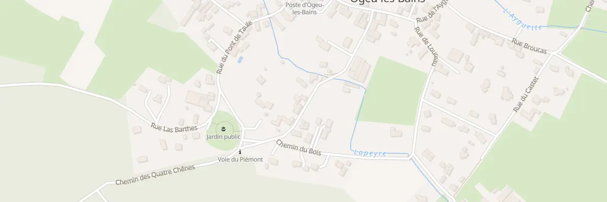 Plan du 12 Rue du Gué à Ogeu-les-Bains
