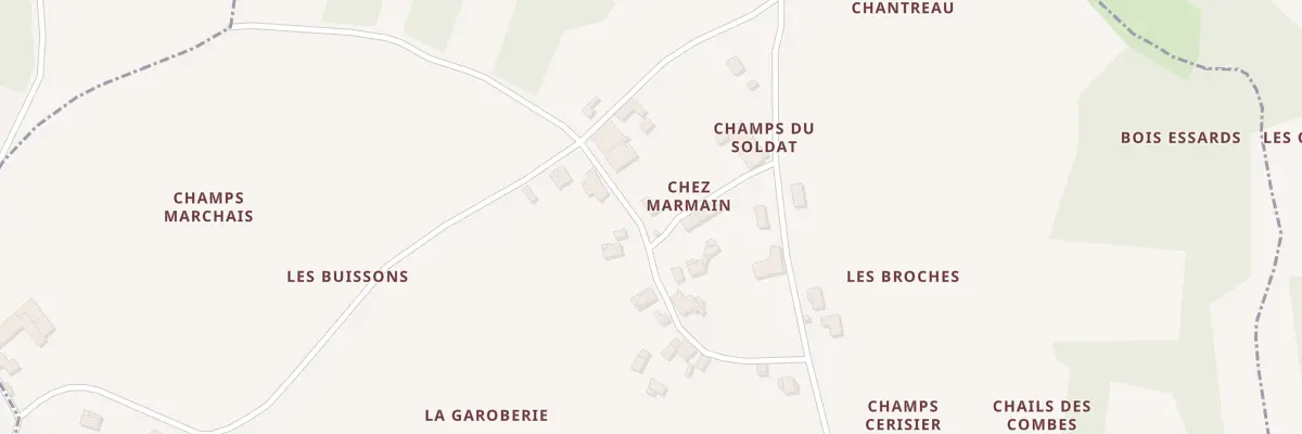 Plan du 10 Chez Marmain à Saint-Césaire