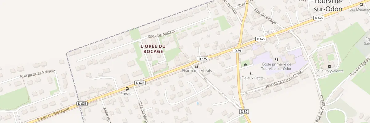 Plan du 47 Rte de Bretagne à Tourville-sur-Odon