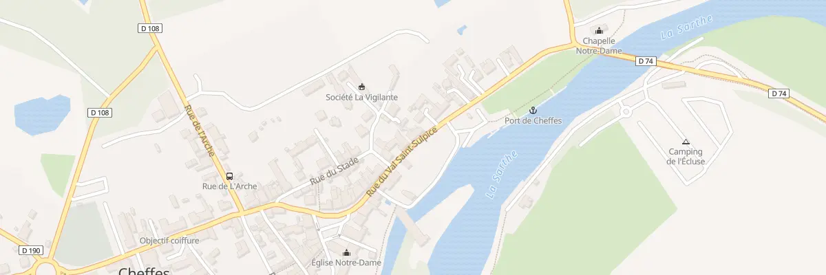 Plan du 24 Rue du Val St Sulpice à Cheffes