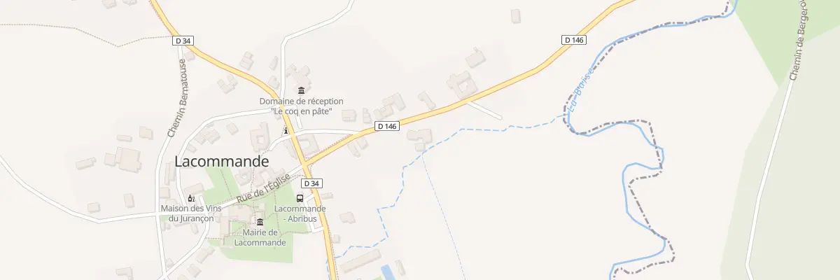 Plan du 5038 Rte de la Commanderie à Lacommande