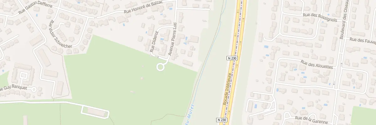 Plan du 72B Av Pierre Loti à Cenon