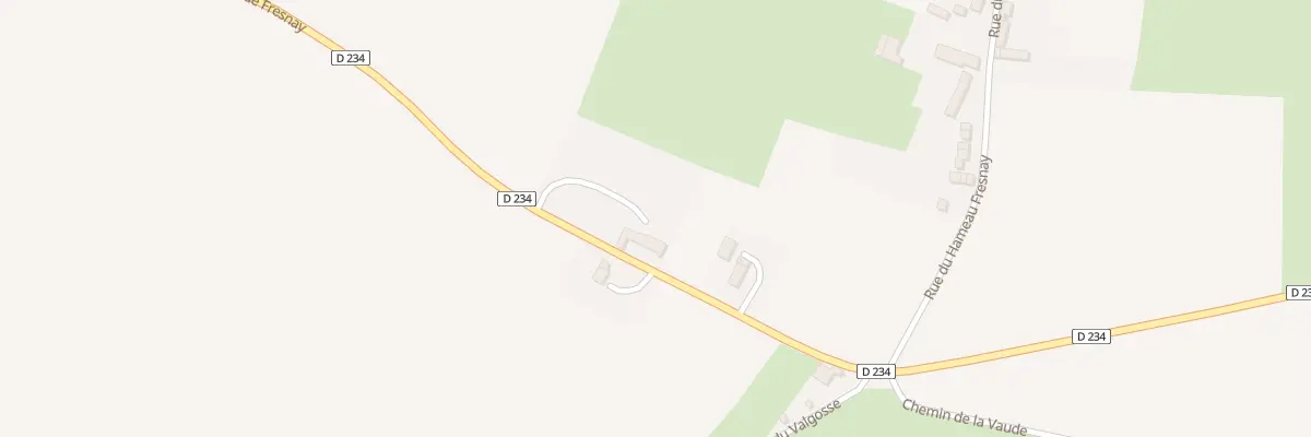 Plan du 1 Rte de Fresnay Curcy sur Orne à Thury-Harcourt-le-Hom