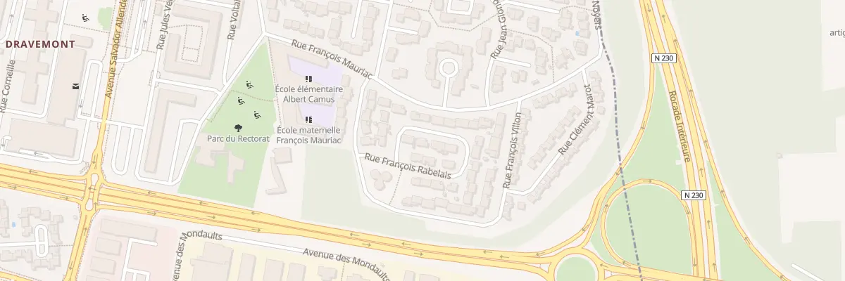 Plan du 3 Rue François Rabelais à Floirac
