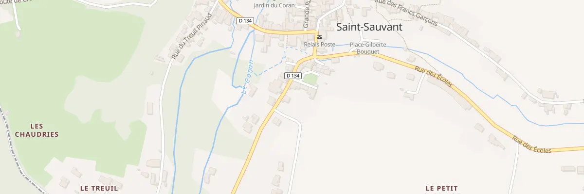 Plan du 1 Rue de Chevessac à Saint-Sauvant