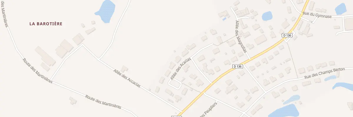 Plan de All des Acacias à Largeasse