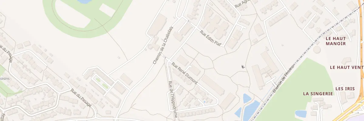Plan du 1 Rue René Dumont à Écouflant