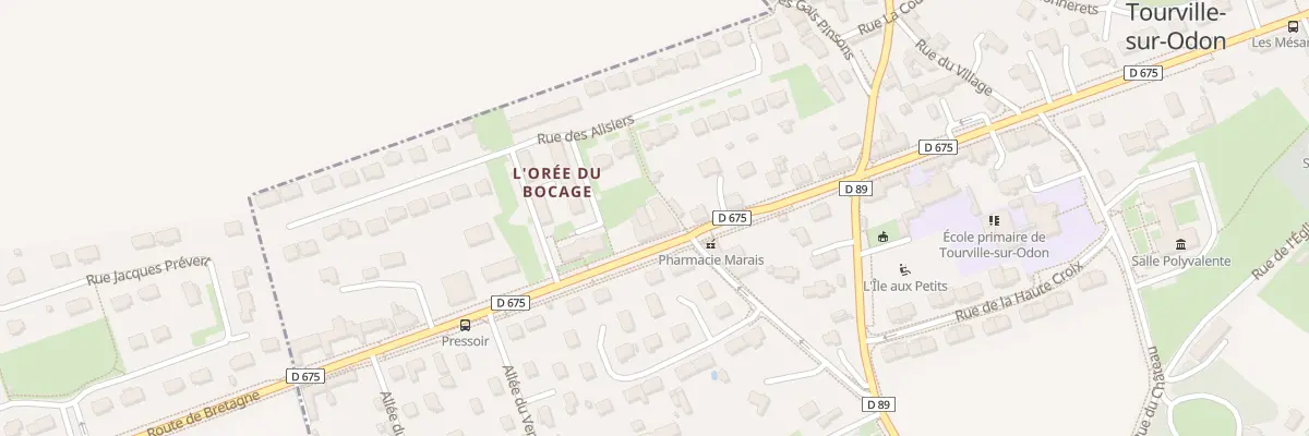 Plan du 47B Rte de Bretagne à Tourville-sur-Odon