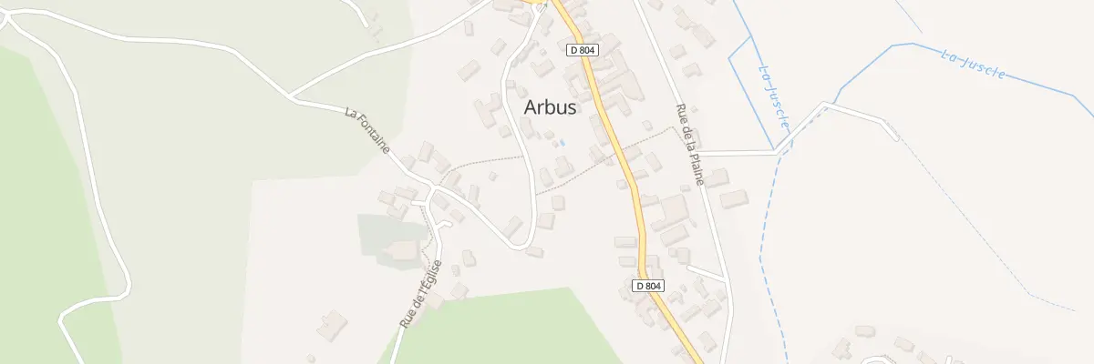 Plan du 11 Rue de l’Eglise à Arbus