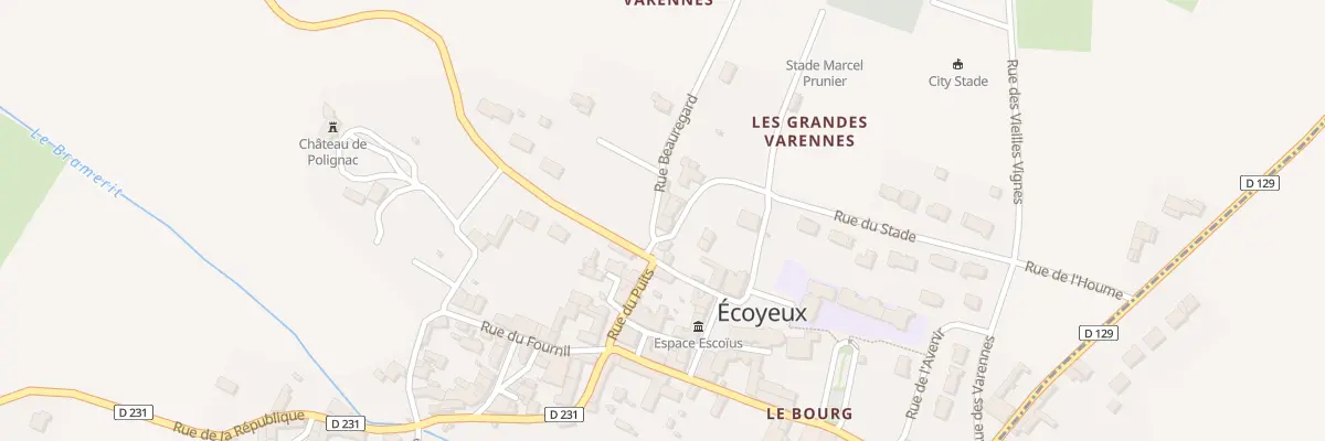 Plan du 8 Pl du Puits à Écoyeux