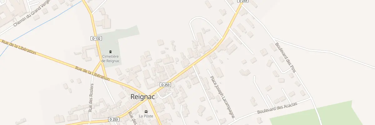 Plan du 34 Rue de la Victoire à Reignac