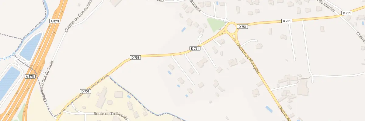 Plan du 42B Rte des Coteaux aux Garennes sur Loire