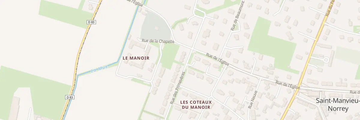 Plan du 8 Rue des Primevères à Saint-Manvieu-Norrey