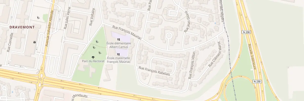 Plan du 10 Rue François Mauriac à Floirac