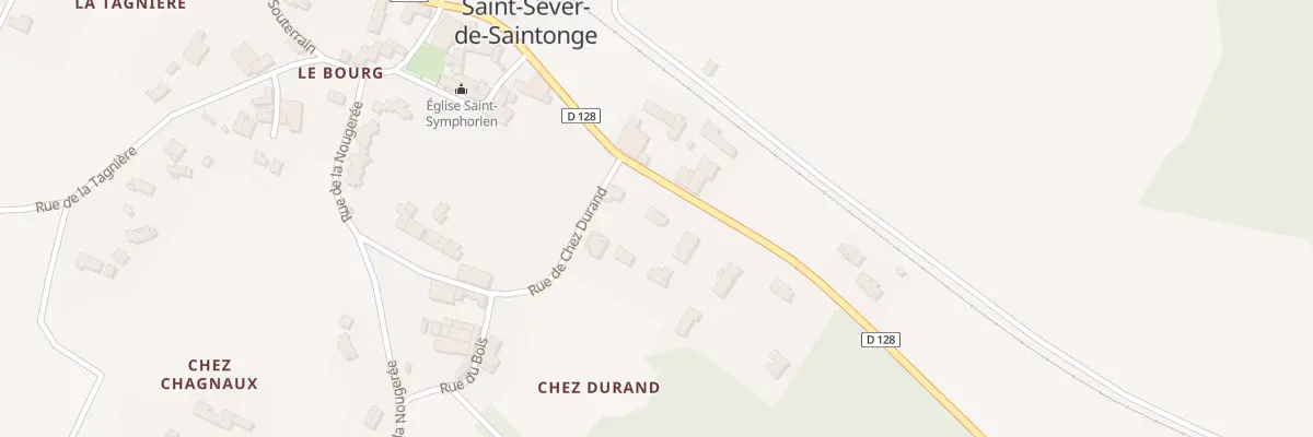 Plan du 5100A Rue de Saintonge à Saint-Sever-de-Saintonge
