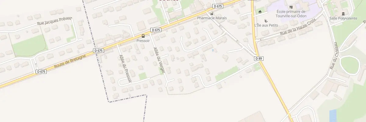 Plan du 13 Rue des Pommiers à Tourville-sur-Odon