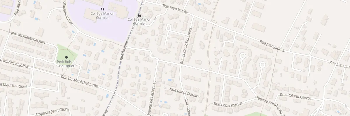 Plan du 28 Rue Ludovic Bourdieu à Carbon-Blanc