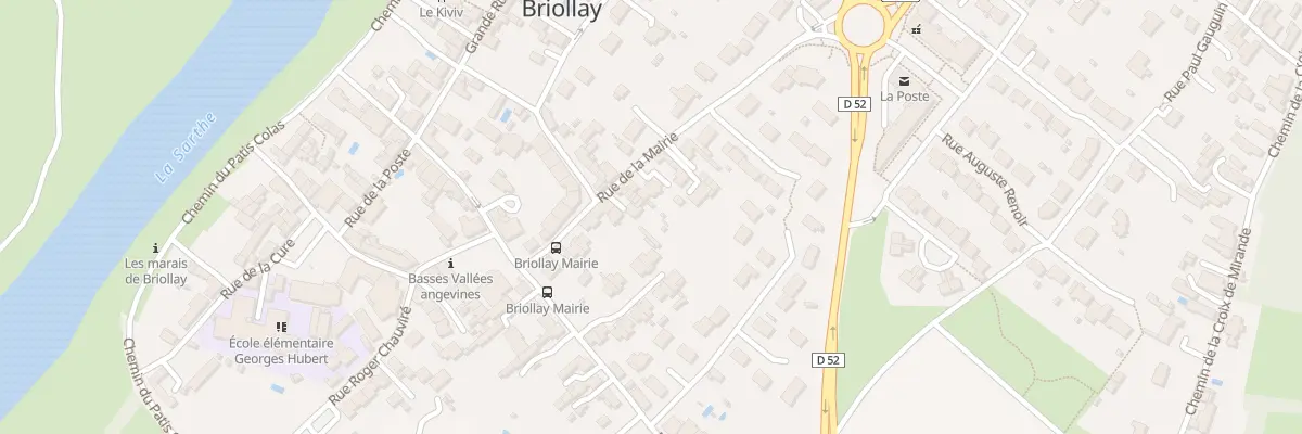 Plan du 8 Rue de la Mairie à Briollay