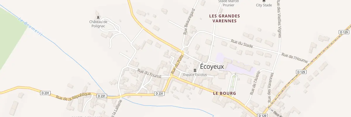 Plan du 2 Imp du Cordonnier à Écoyeux