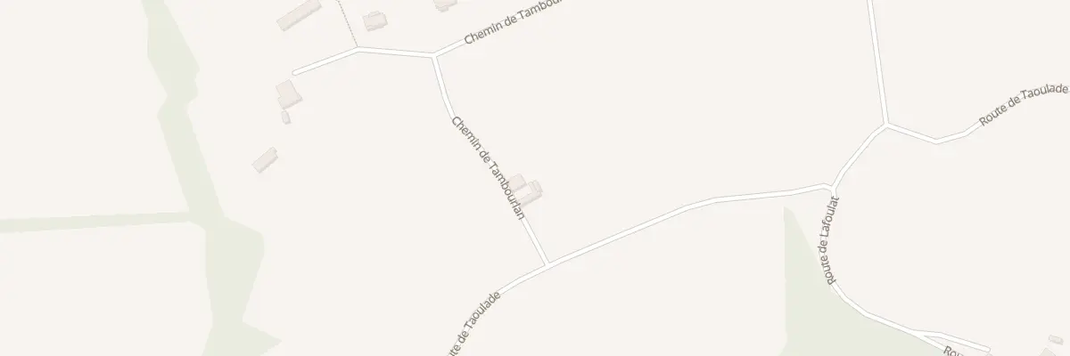 Plan du 80 Che de Tambourlan à Coudures