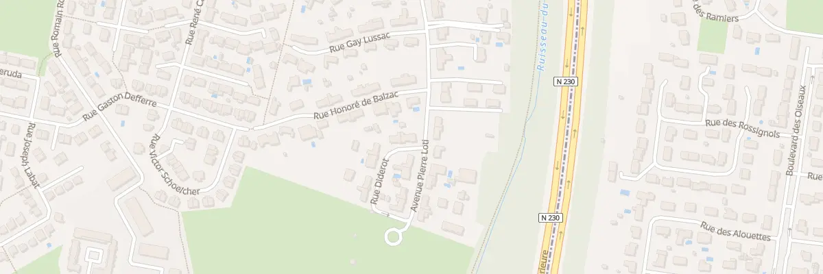 Plan du 1 Rue Diderot à Cenon