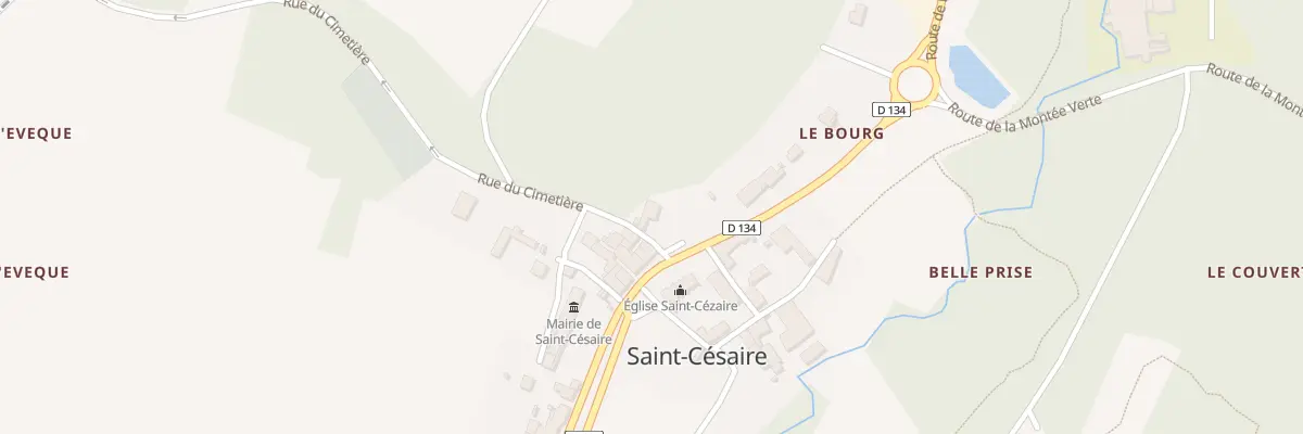 Plan du 2 Rue des Groies à Saint-Césaire
