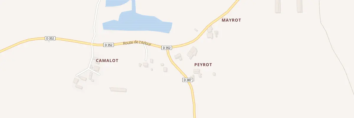 Plan du 3080 Rte du Bahus à Montgaillard