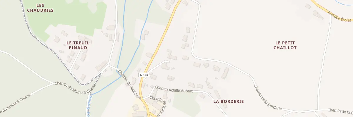 Plan du 3 Che des Indes à Saint-Sauvant
