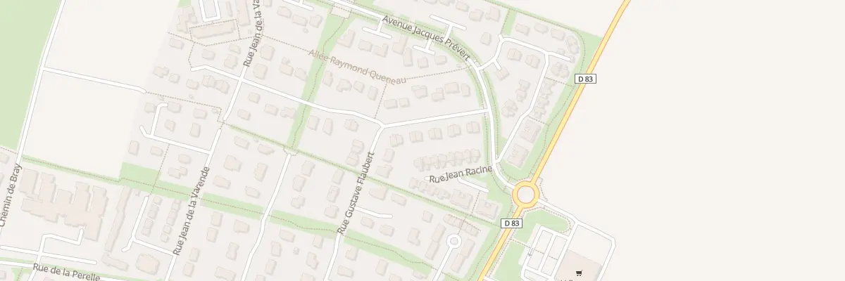 Plan du 7 Rue de Tocqueville à Thue et Mue