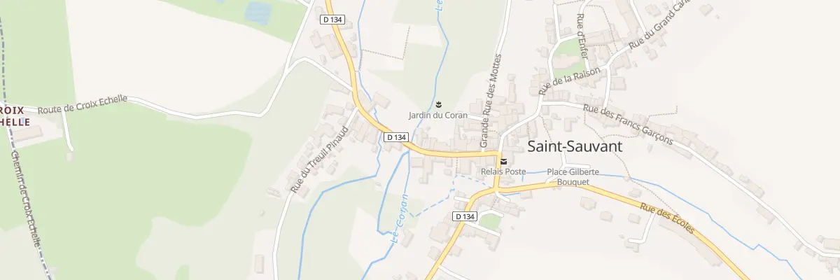 Plan du 24 Rue Gde Rue du Pont à Saint-Sauvant