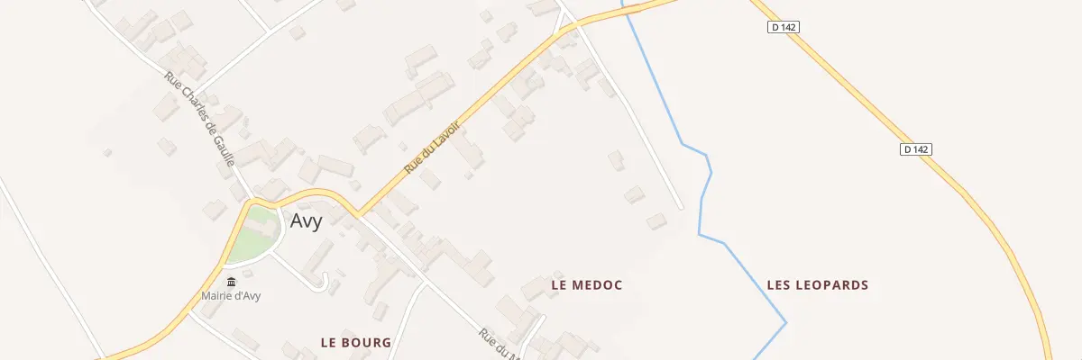 Plan du 12 Rue du Lavoir à Avy