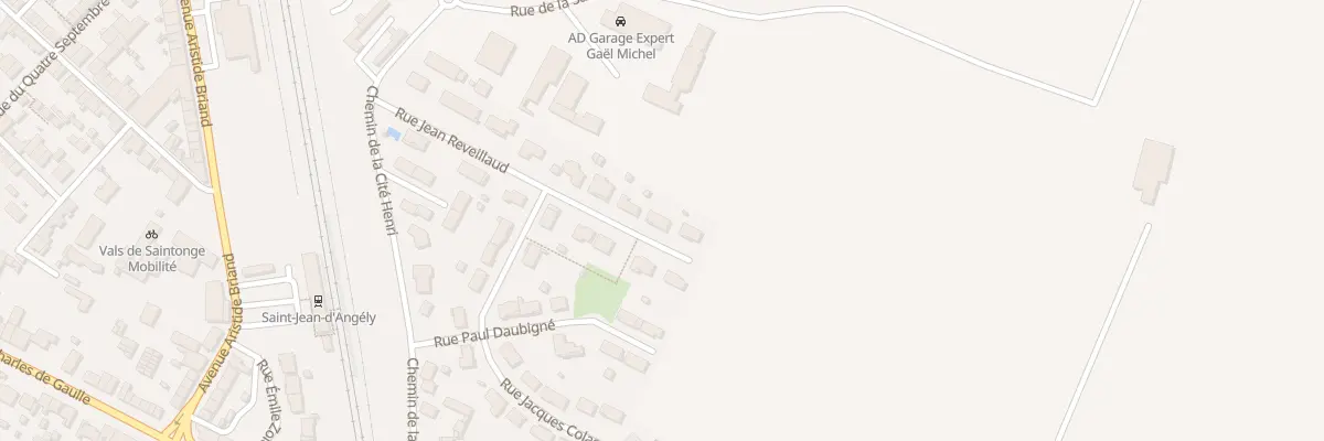 Plan du 13 Rue Jean Reveillaud à Saint-Jean-d’Angély