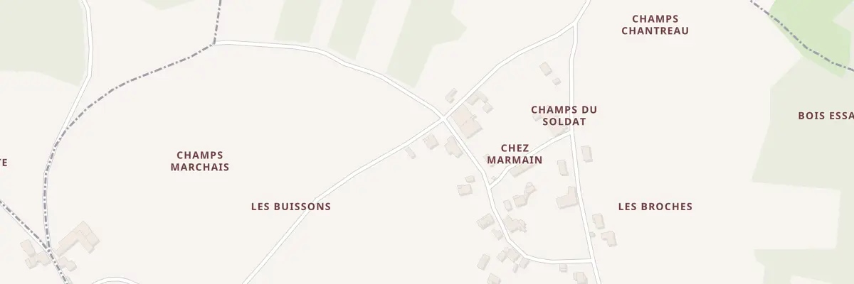 Plan du 17 Chez Marmain à Saint-Césaire