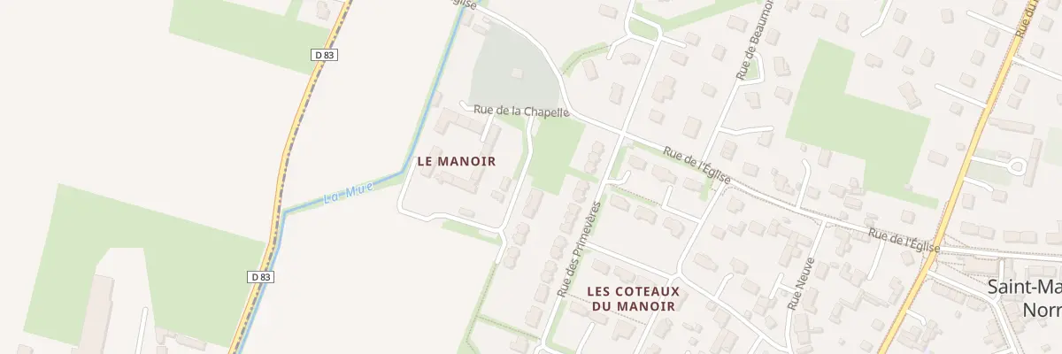 Plan du 4 Rue de la Chapelle à Saint-Manvieu-Norrey