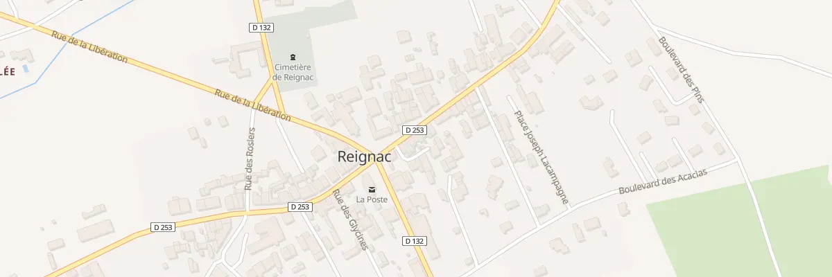 Plan du 9 Rue de la Victoire à Reignac