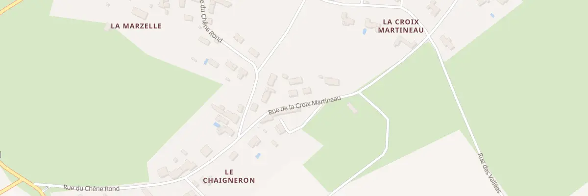 Plan du 3 Rue de la Croix Martineau à Béceleuf
