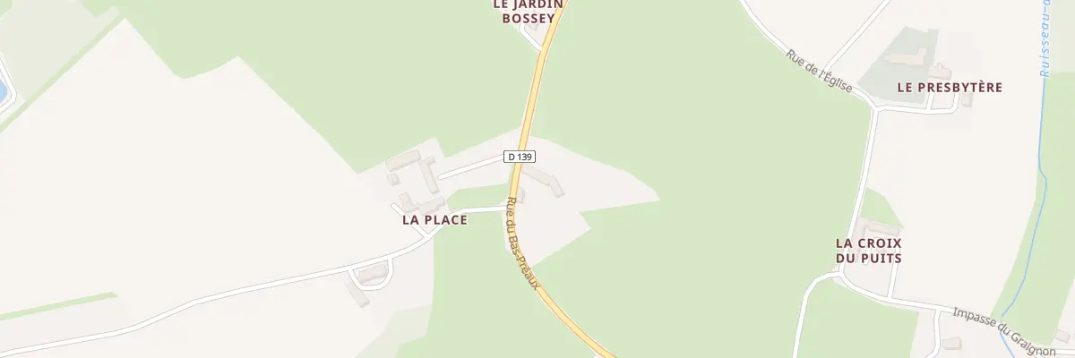 Plan du 5048 Place à Préaux-Bocage