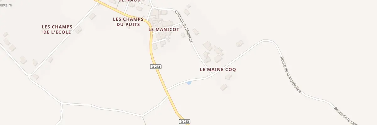 Plan du 12 Che de Manicot à Guitinières