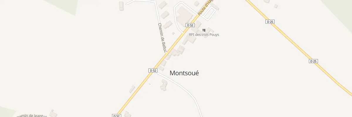 Plan du 273 Rte d’Hagetmau à Saint-Sever
