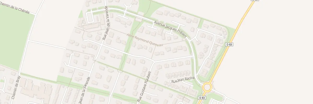 Plan du 12 Rue de Tocqueville à Thue et Mue