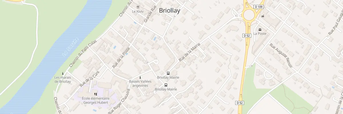 Plan du 1 Rue Georges Hubert à Briollay