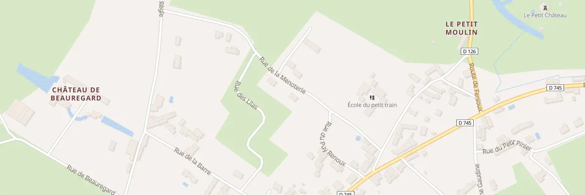 Plan du 5 Rue de la Menoterie à Béceleuf