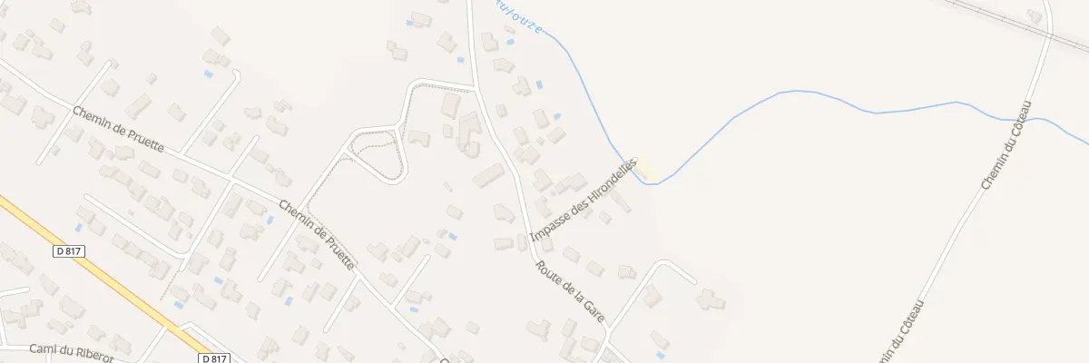 Plan du 36 Rte de la Gare à Denguin