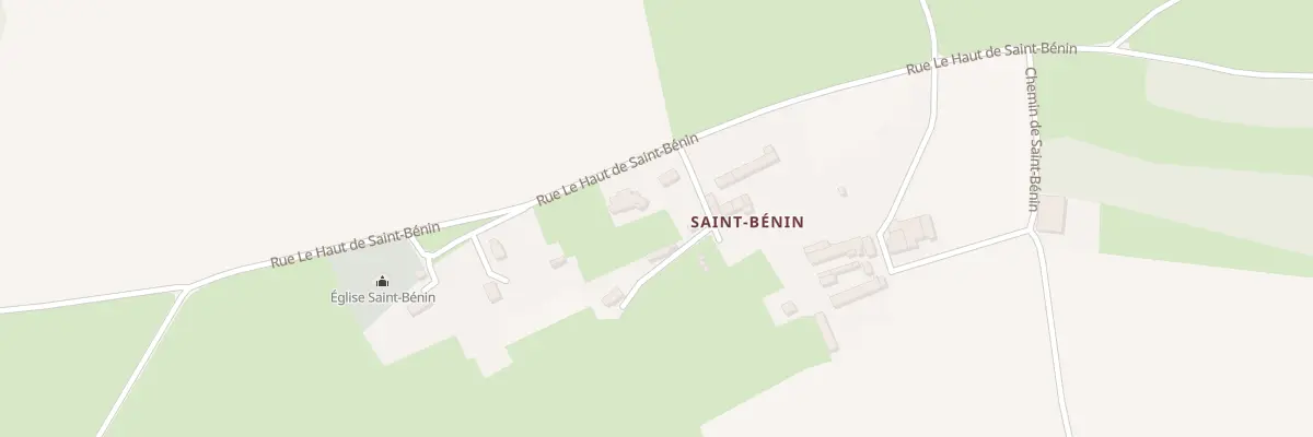 Plan du 4 Rue Le Haut de Saint-Bénin à Thury-Harcourt-le-Hom