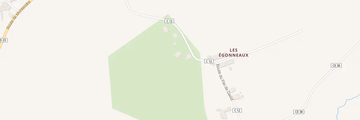 Plan du 390 Rte du Pas de David à Val-de-Livenne