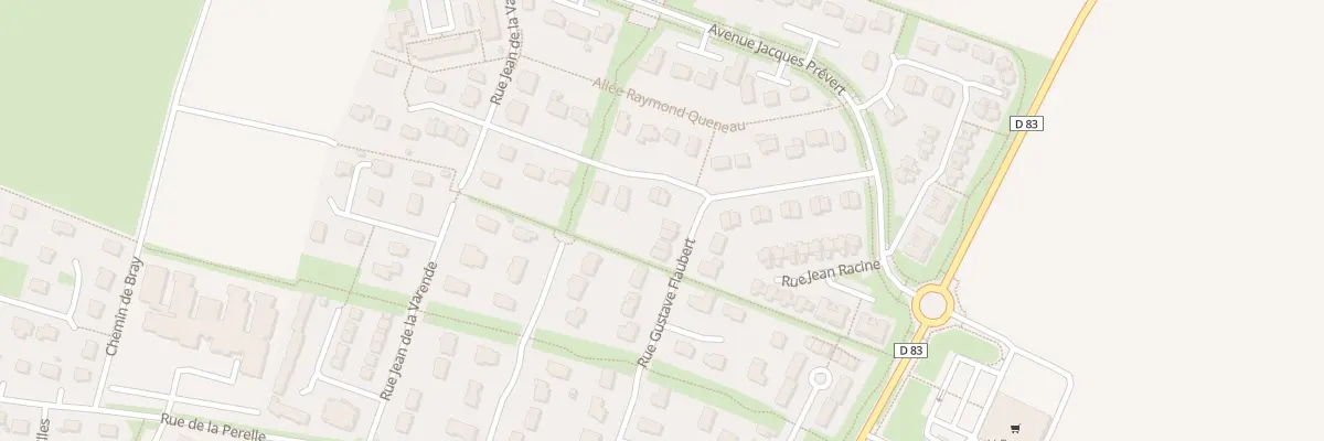 Plan du 17B Rue Gustave Flaubert à Thue et Mue