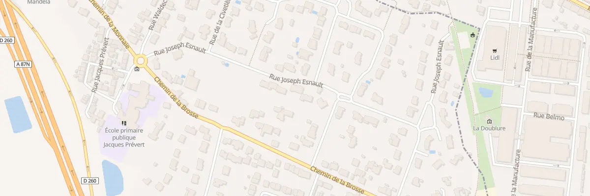 Plan du 19 Rue Joseph Esnault aux Ponts-de-Cé